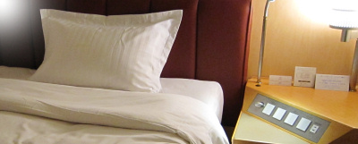 額縁付ピローカバー　ホテルの枕(ピロー)をご家庭向けにも販売しています　ホテル仕様