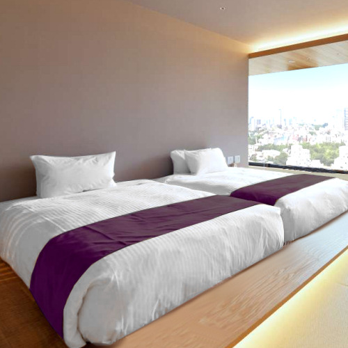 和室にマットレスやベッドを置いてホテルや旅館みたいな和洋室にする方法