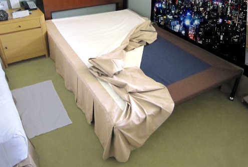 ルンバ等のお掃除ロボットが使えるベッド