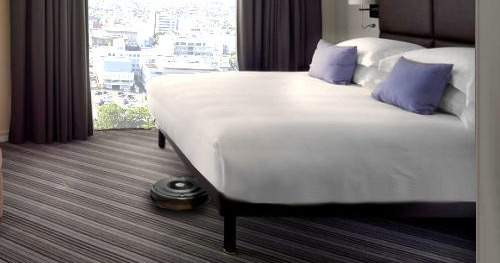 ホテルのベッドの高さやマットレスの厚みについて