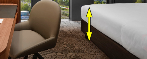 ベッドの高さは、使い方で考える。ホテル/旅館の事例に学ぶ