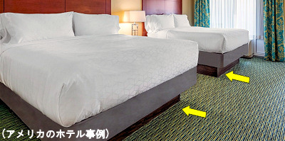 ホテルのベッドやマットレス、日本とアメリカでどう違う？快適な眠りのための徹底比較！