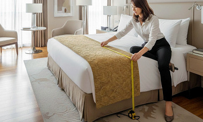 デュベとデュベカバーとベッドスローのサイズバランスはどうすれば使いやすい? どうすればキレイにベッドメイクできる?