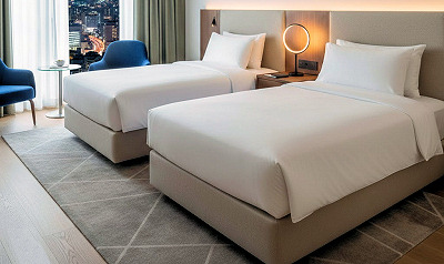 デュベとデュベカバーとベッドスローのサイズバランスはどうすれば使いやすい? どうすればキレイにベッドメイクできる?