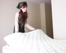 ホテルの抗菌防臭ベッドパッド