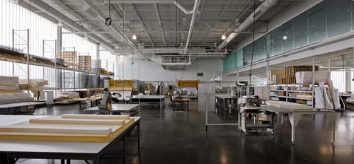 サータ工場の内部