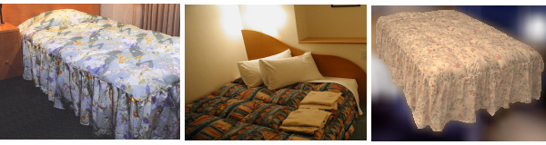 羽毛布団(ホテル/旅館仕様の寝具)兼ベッドカバーをご家庭向けにも一枚 